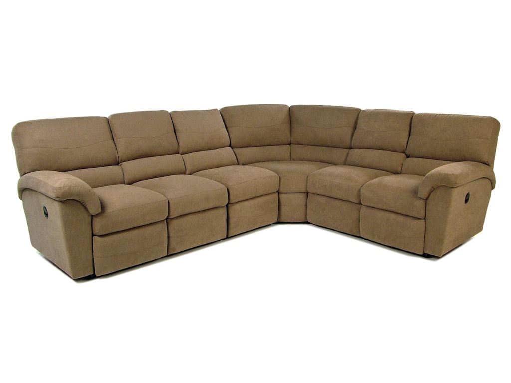 La Z Boy Tyson 4pc Reclining Sectional Rotmans La Z Boy Tyson4pc Reclining Sectional