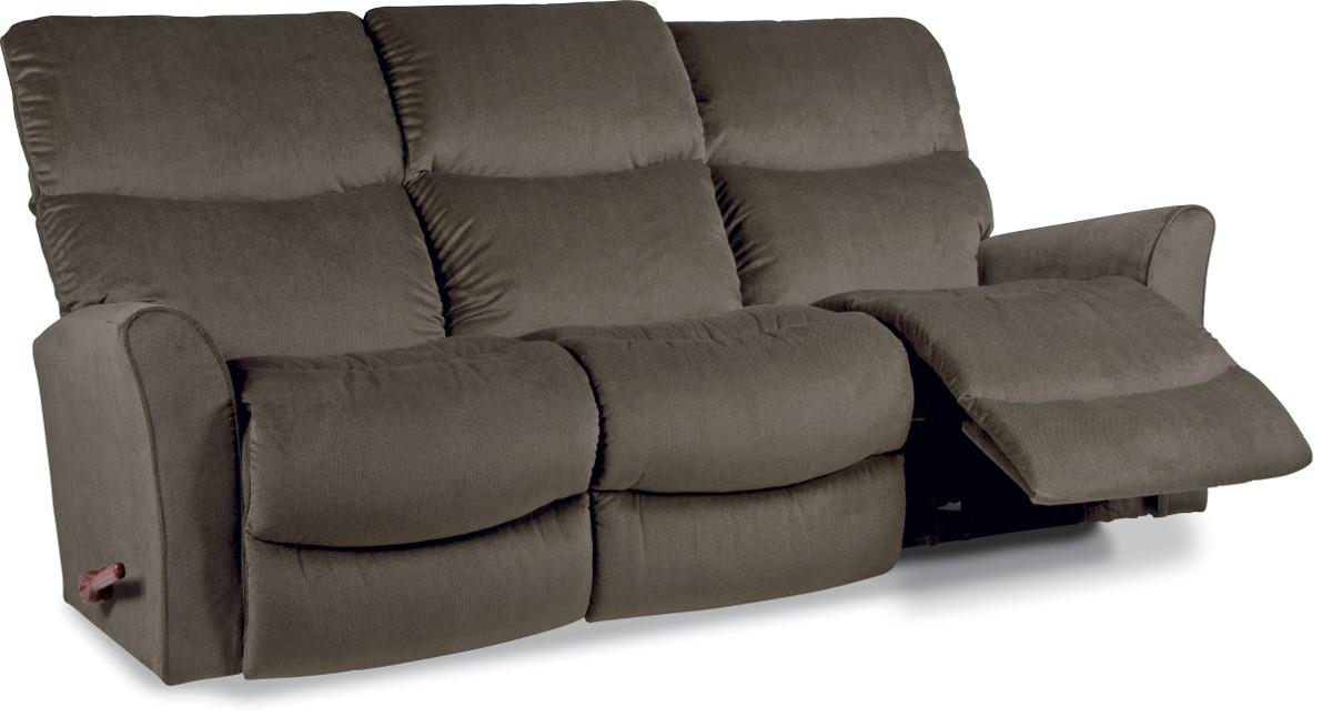 lazy boy microfiber reclining sofa