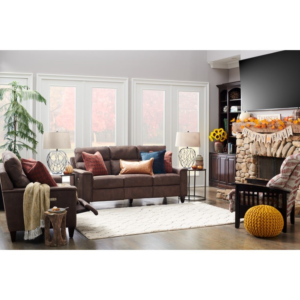 La Z Boy Ryder Duo Power Reclining Sofa With Usb Ports Reid S