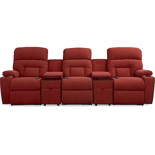 La Z Boy Spectator 5 Pc Reclining Home Theater Group With La Z Boy Spectator 5 Pc Reclining Home Theater Group With Recline Bullard Furniture Seating Fayetteville Nc