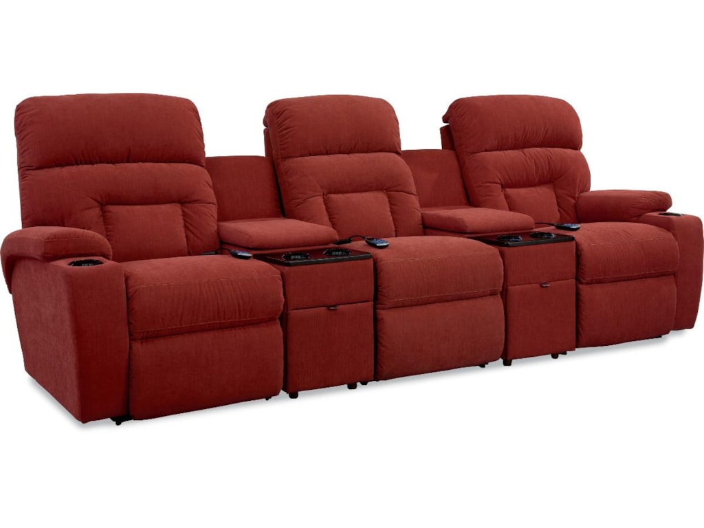 La Z Boy Spectator 5 Pc Reclining Home Theater Group With Lighting La Z Boy Spectator5 Pc Reclining Home Theater Group