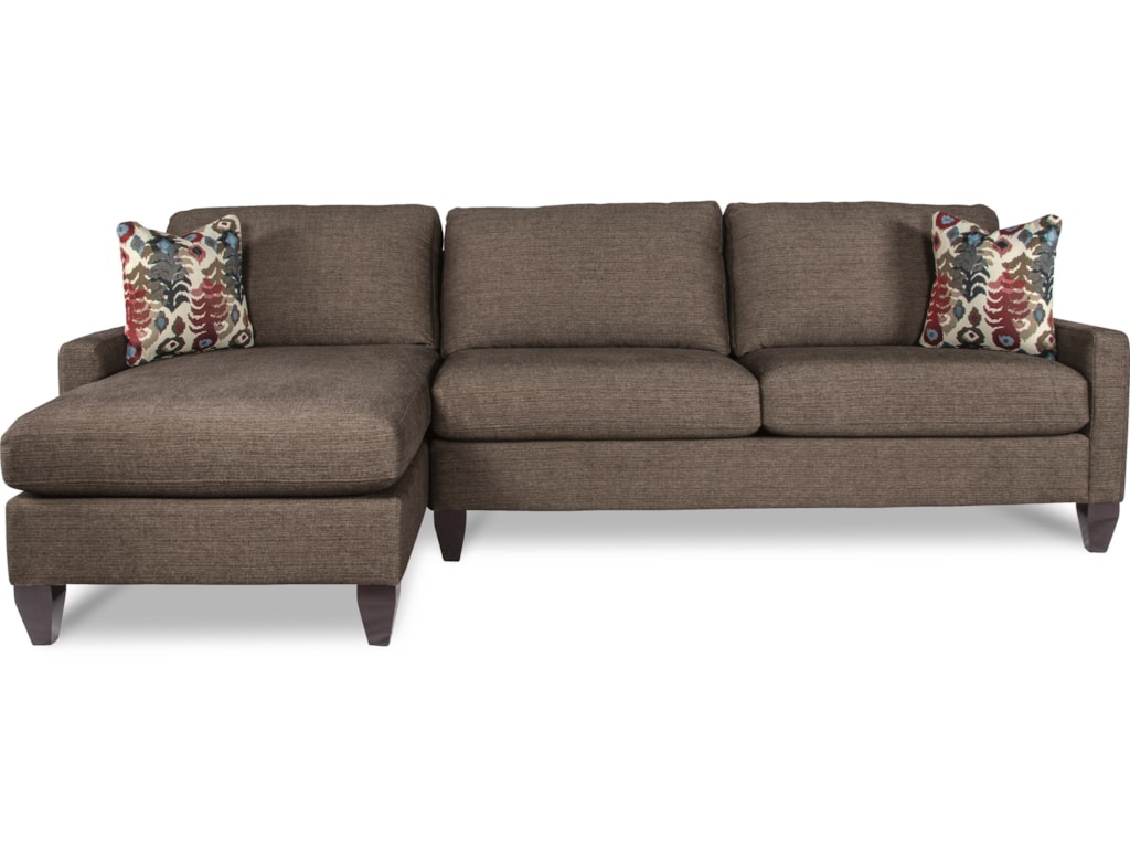 La Z Boy Studio Contemporary Two Piece Sectional Sofa W Laf Chaise La Z Boy Studio2 Pc Sectional Sofa W Laf Chaise