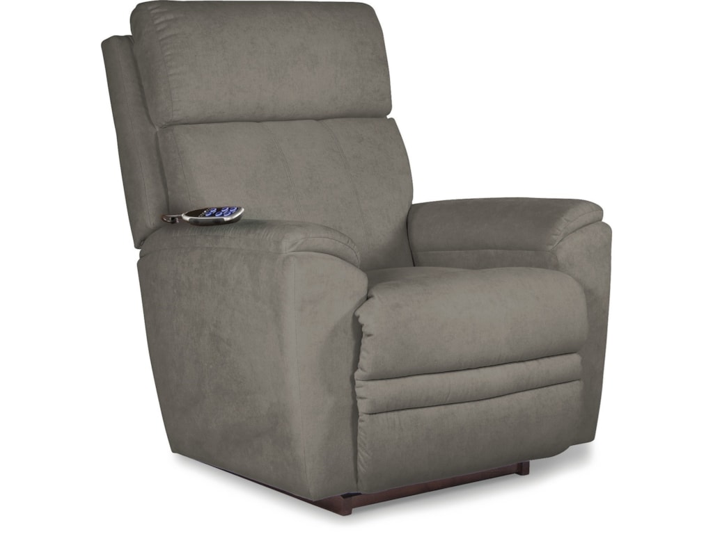 La Z Boy Talladega Casual Powerreclinexr Rocker Recliner With Power Tilt Headrest And Power Lumbar Conlin S Furniture Recliners