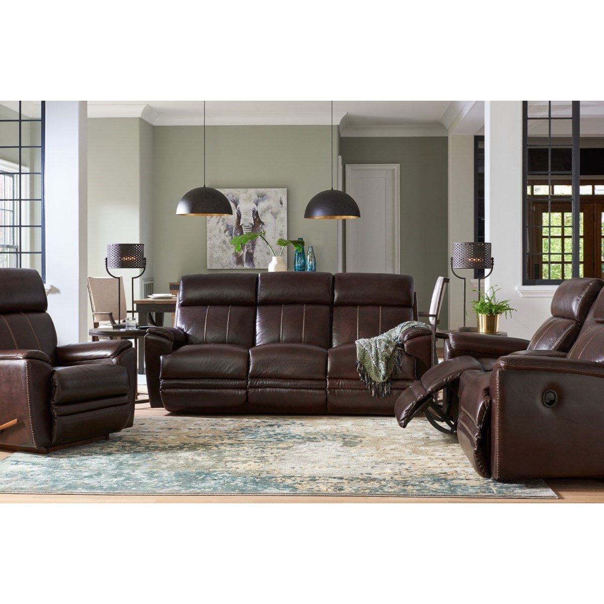 La Z Boy Talladega Casual Reclining Loveseat With Cupholder