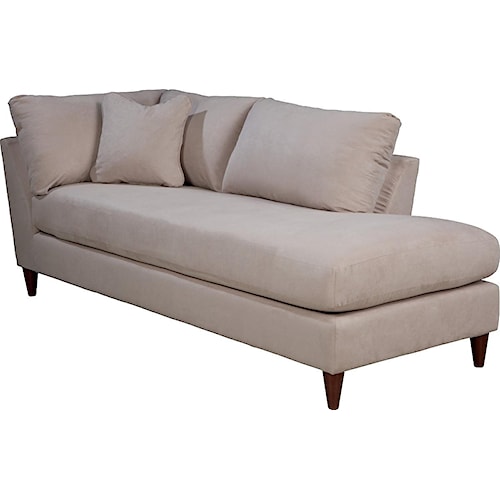 La Z Boy Tribeca Contemporary Left Arm Sitting Chaise Lounge With La Z Boy Tribeca Contemporary Left Arm Sitting Chaise Lounge With Toss Pillow By Home Furnishings Chaises Lesville Carmel Avon Indianapolis