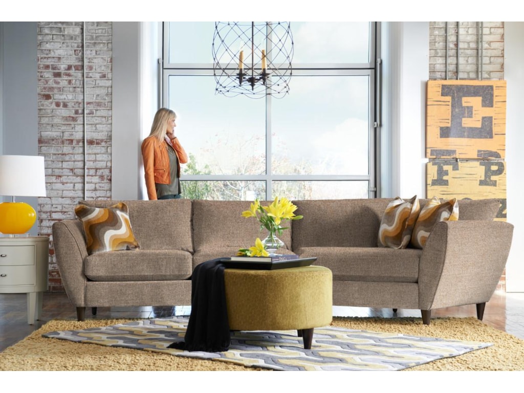 La Z Boy Tribeca Contemporary Two Piece Sectional Sofa With Las La Z Boy Tribeca2 Pc Sectional Sofa With Las Cuddler