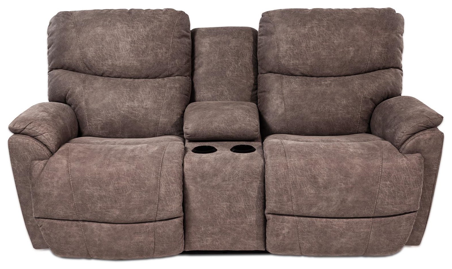 La Z Boy Luke Reclining Loveseat With Cupholder Storage Console