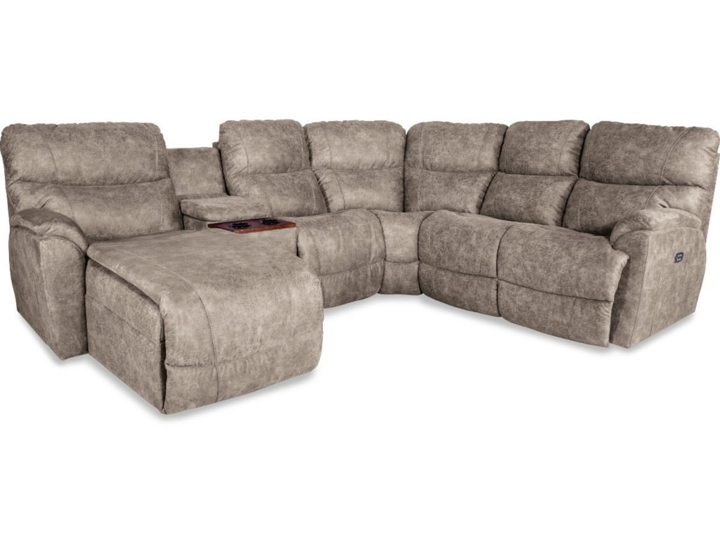La Z Boy Trouper Five Piece Power Reclining Sofa With Right La Z Boy Trouper Five Piece Power Reclining Sofa With Right