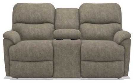 La Z Boy Trouper Power Reclining Loveseat With Console Morris Home Reclining Loveseats