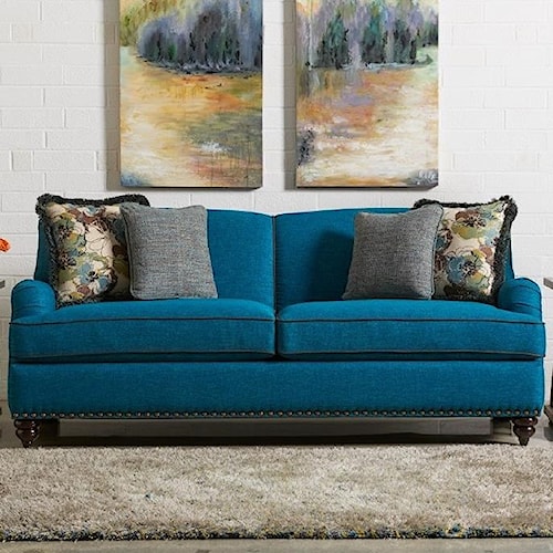 La Z Boy York Traditional Sofa With Premier Comfortcore Cushions La Z Boy York Traditional Sofa With Premier Comfortcore Cushions