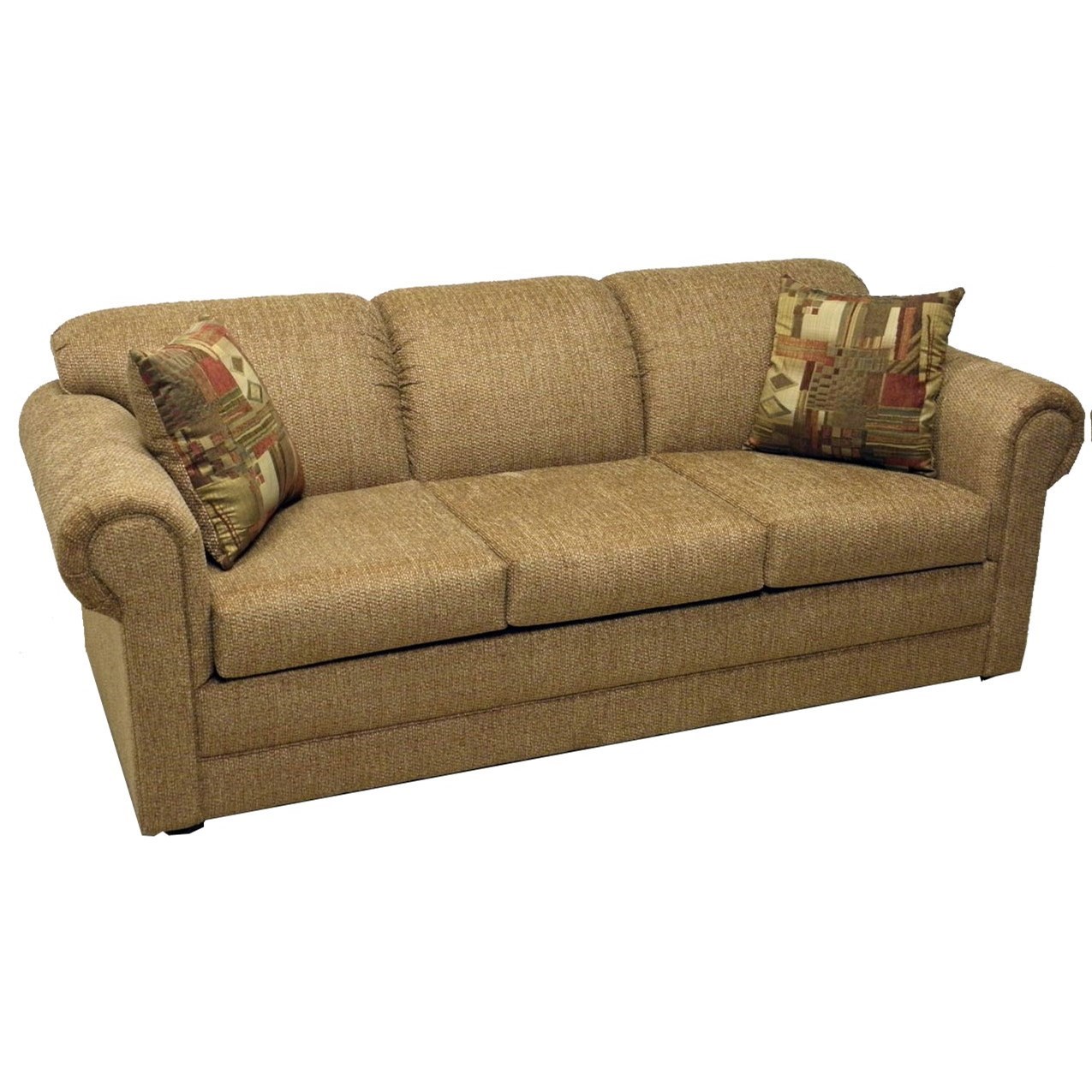Hayden Queen Sofa Sleeper With Rolled Arms Sadler S Home Furnishings Sleeper Sofas