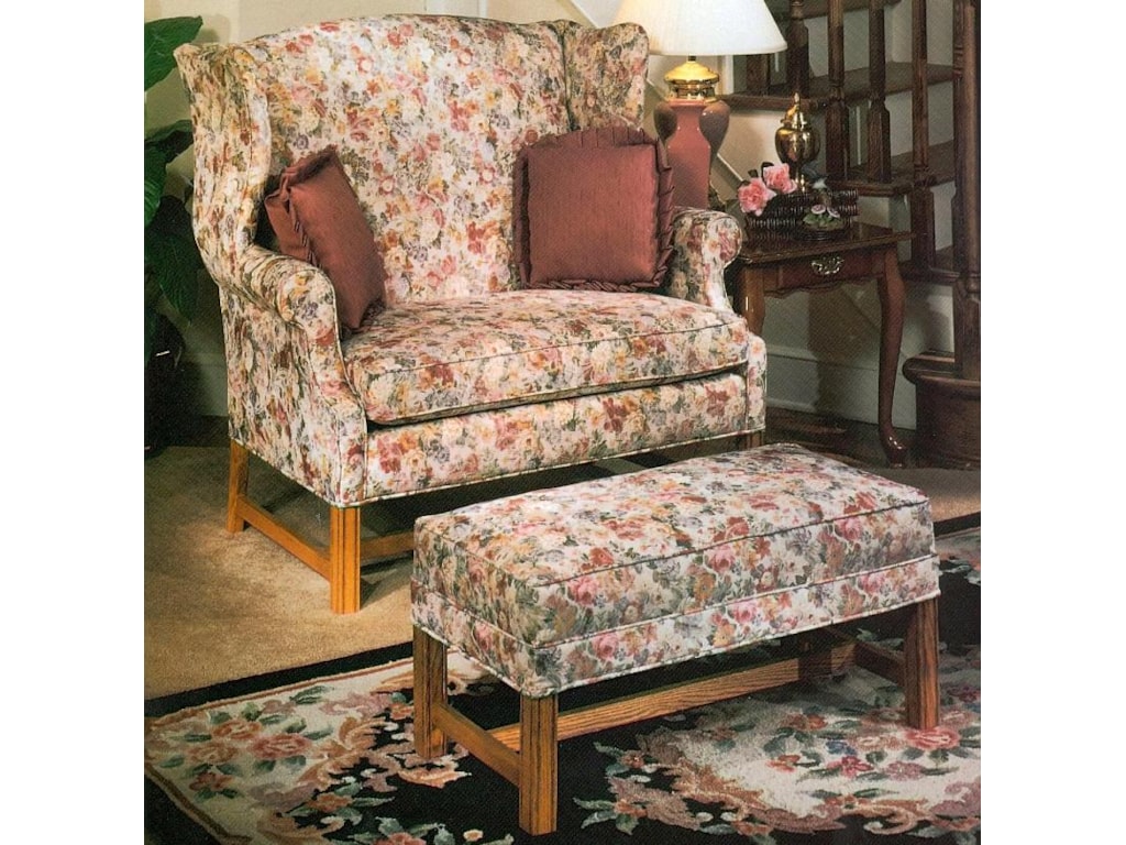 Lancer 1336Chair & 1/2 and Ottoman