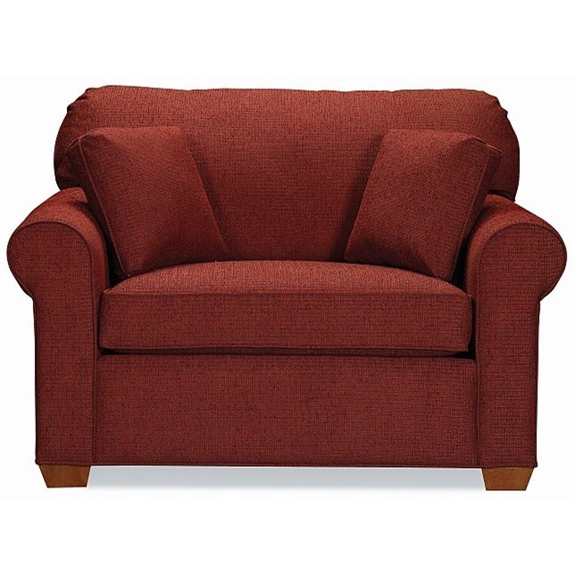 Lancer 26 Chair 1 2 With Rolled Arms Westrich Furniture Appliances Chair A Half