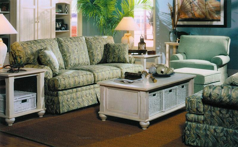 Lancer 6240 Stationary Sofa With Loose Backs And Skirted Base Westrich Furniture Appliances Sofa