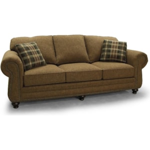 Lancer 700 Transitional Rolled Arm Sofa With Nailhead Accents H L Stephens Sofa
