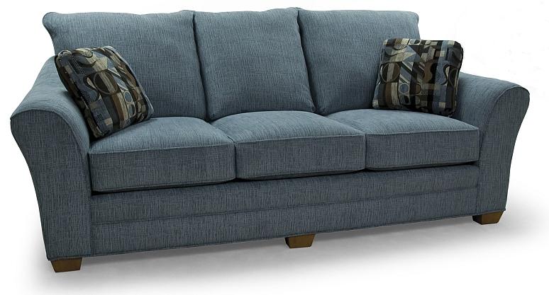 Lancer 90 Contemporary Sofa With Flared Arms H L Stephens Sofa