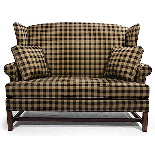 Star Homespun High Wing Back Settee With Rolled Arms | star homespun high wing back settee with rolled arms Star Homespun High Wing Back Settee With Rolled Arms | star homespun high wing back settee with rolled arms