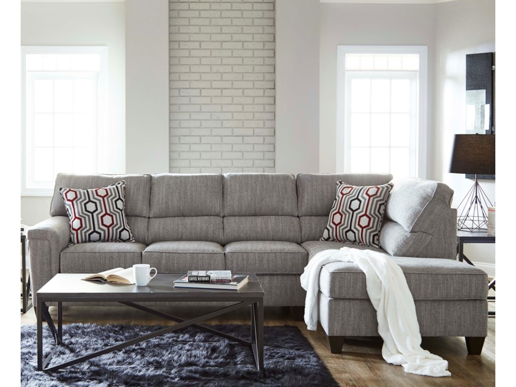 Lane 2017 Casual Contemporary Sectional With P Chaise Rune S Lane 2017 Casual Contemporary Sectional