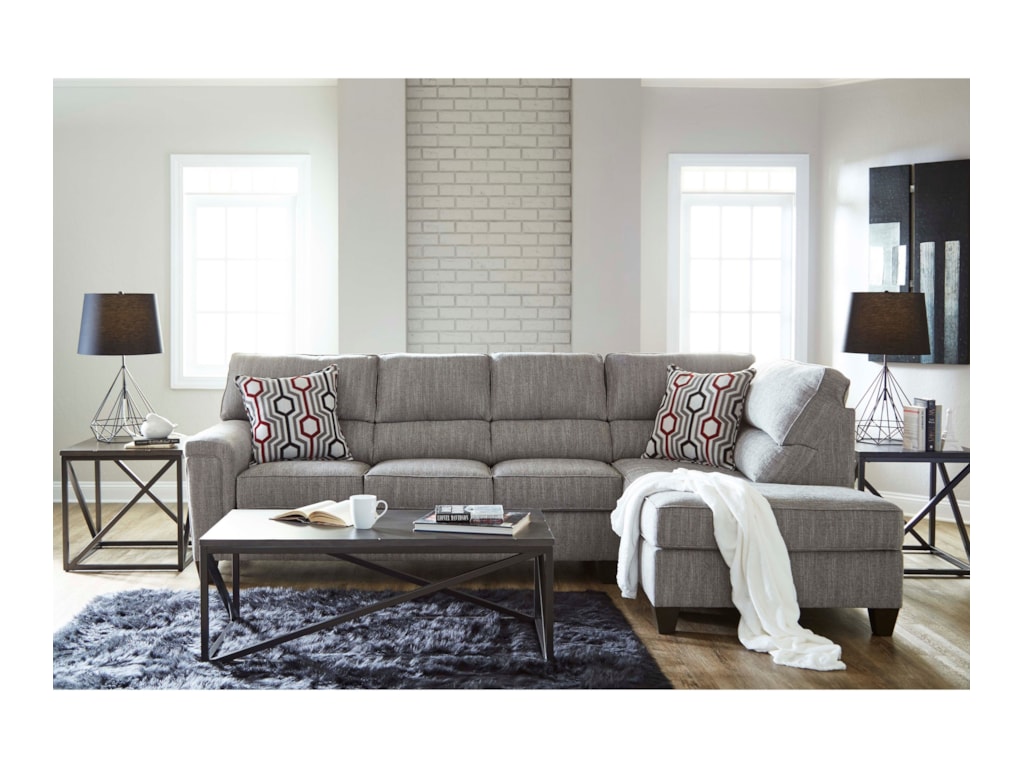 Lane 2017 Casual Contemporary Sectional With P Chaise Rune S Lane 2017 Casual Contemporary Sectional