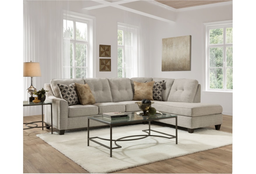 Lane 2019 2 Piece Sectional With On Tufting Powell S Lane 2019 2 Piece Sectional With On