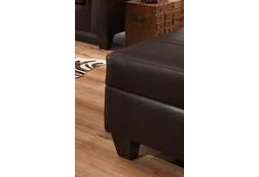 Lane 2038 2038obark Leather Ottoman Furniture Fair North Carolina Ottomans
