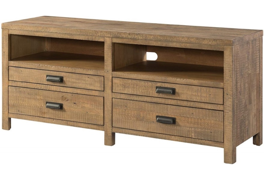 Lane 7606 Rustic Media Console Table Story Lee Furniture Tv Stands