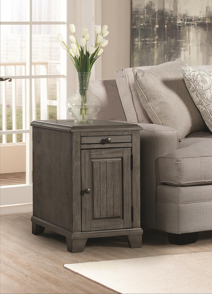 Lane 7650 Power Chairside Table Darvin Furniture End Tables