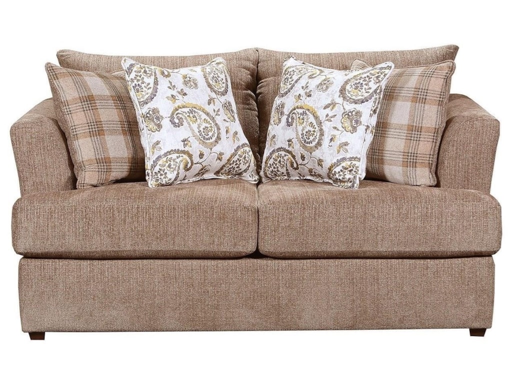 8009 Stationary Loveseat With Tall Flared Arms And Farmhouse Accent Pillows By Lane At Darvin Furniture 8009 Stationary Loveseat With Tall Flared Arms And Farmhouse Accent Pillows By Lane At Darvin Furniture