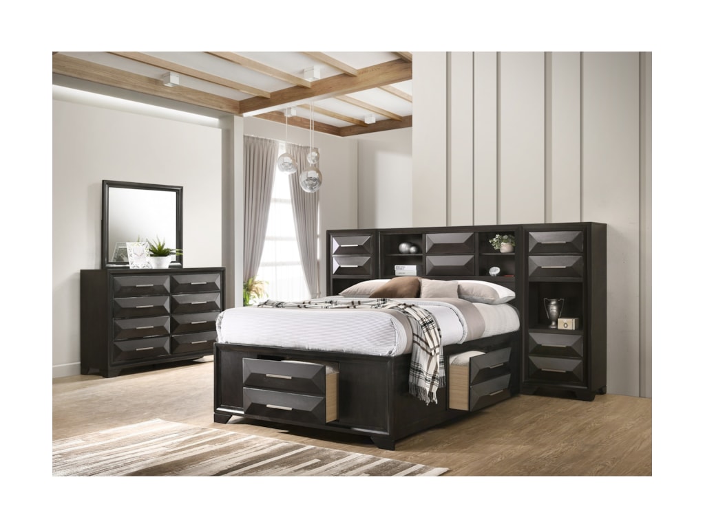Lane AriaQueen Captain's Bed