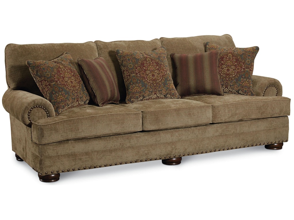 Lane Cooper Traditional Stationary Sofa With Nailhead Trim Lane Coopertraditional Stationary Sofa