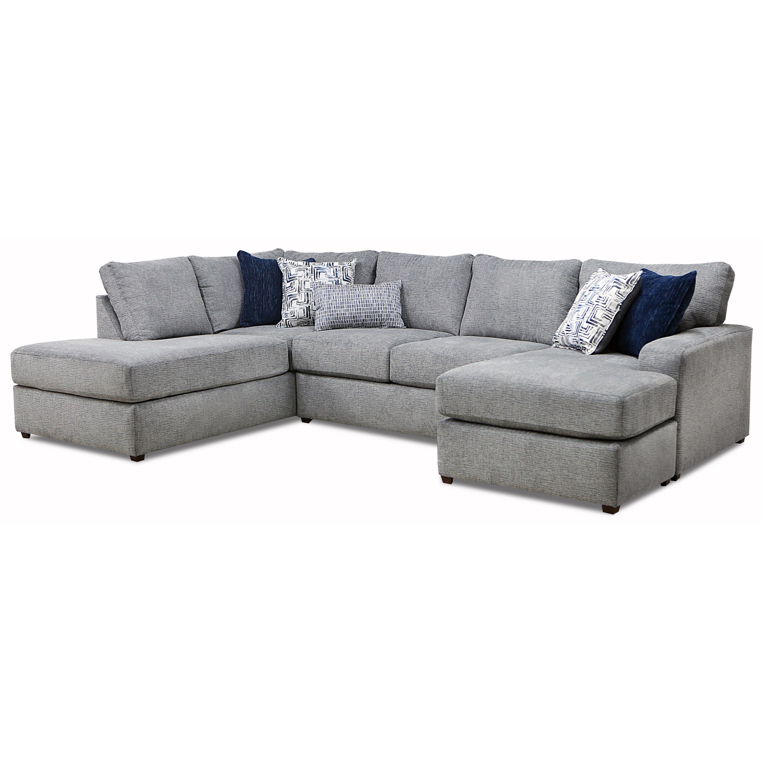 Lane Flamenco Contemporary 2 Piece Sectional With Chaise Rune S