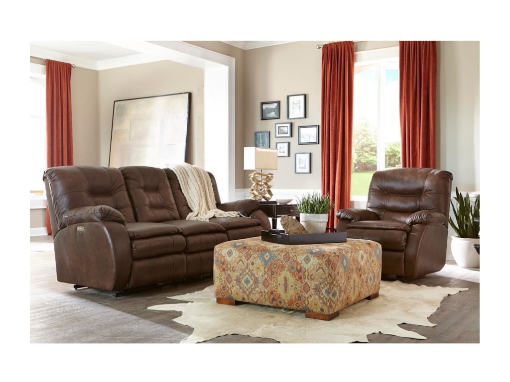 Fresno Double Reclining Sofa With Cushioned Arms By Lane At Rune S Furniture