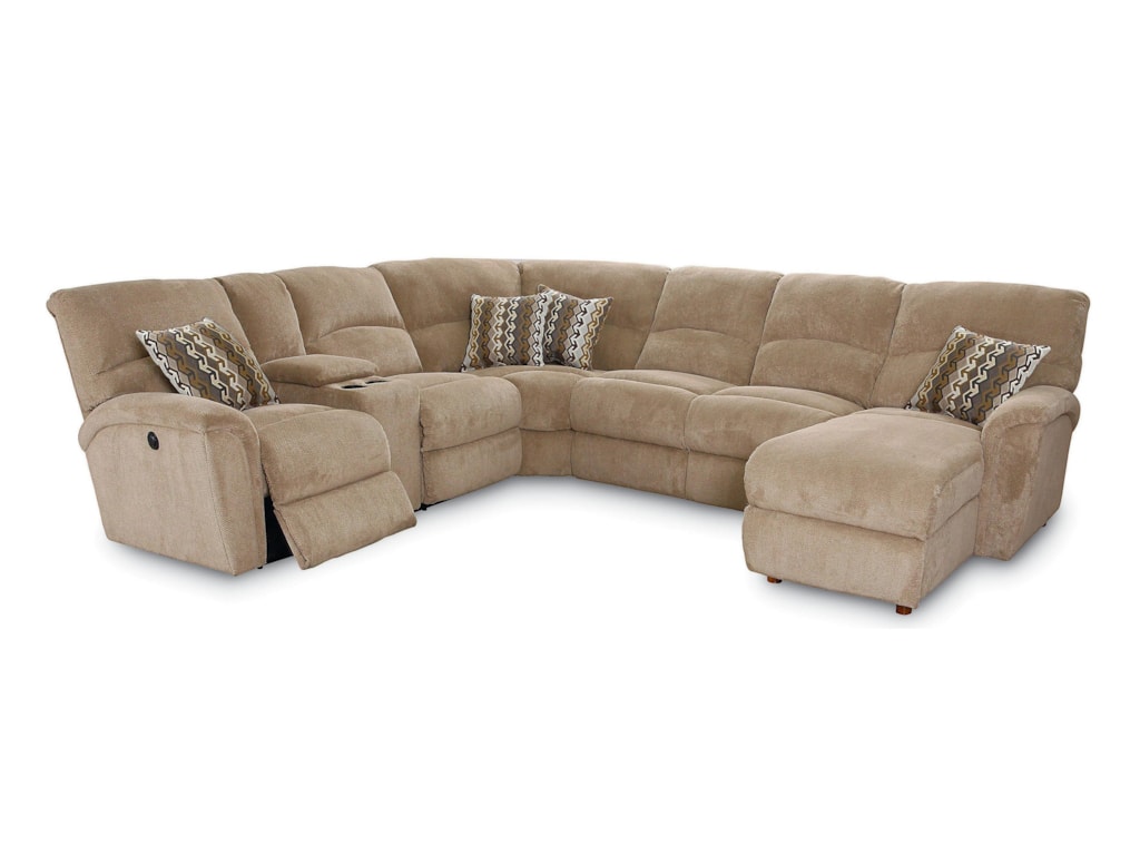 Lane Grand Torino4 Pc Sectional Sofa w/ LAF Console Loveseat