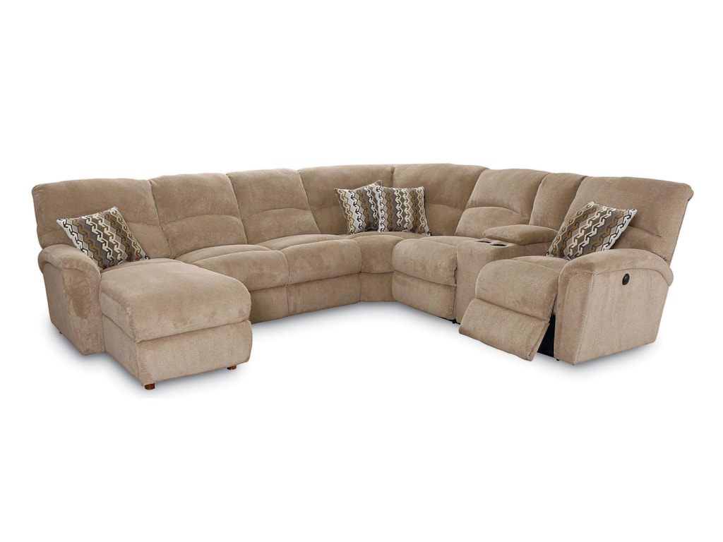 Lane Grand Torino4 Pc Sectional Sofa w/ LAF Console Loveseat