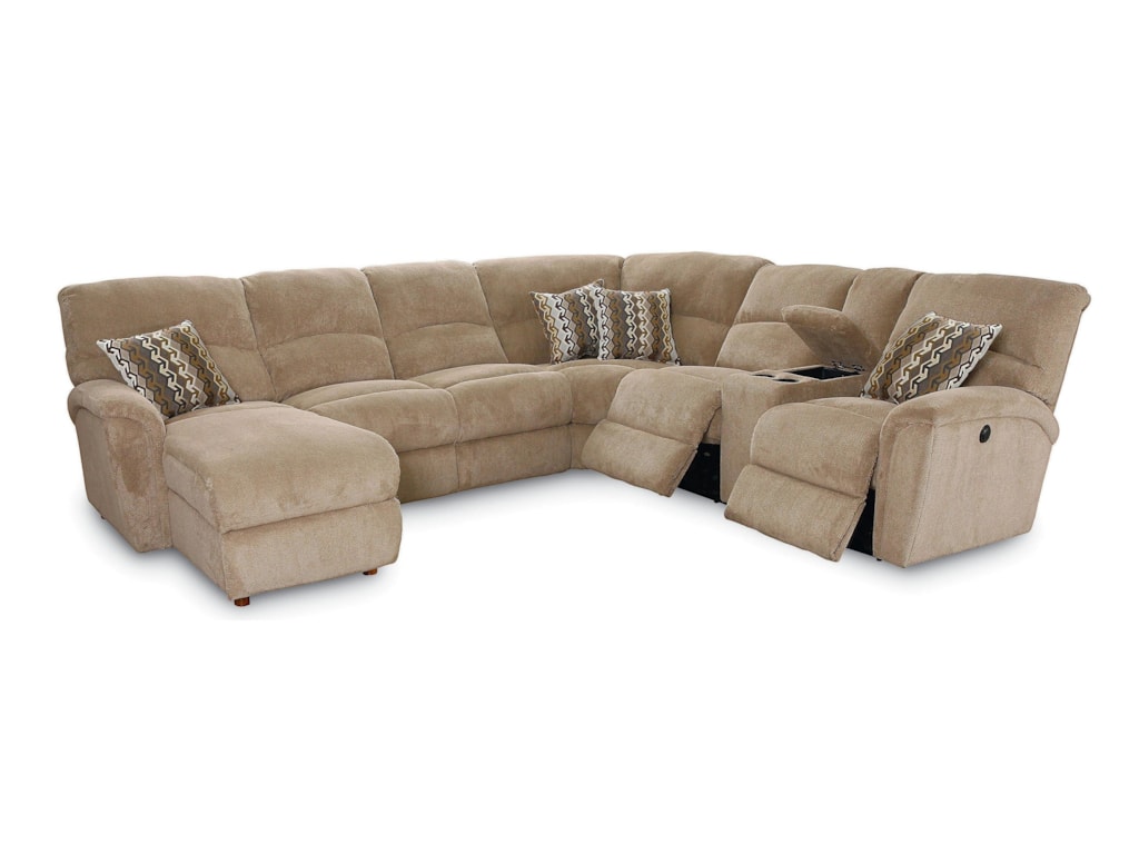 Lane Grand Torino4 Pc Sectional Sofa w/ LAF Console Loveseat