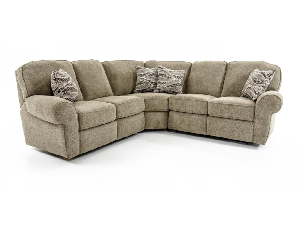 Lane Megan 3 Piece Sectional Sofa Baer S Furniture Reclining Lane Megan3 Piece Sectional Sofa