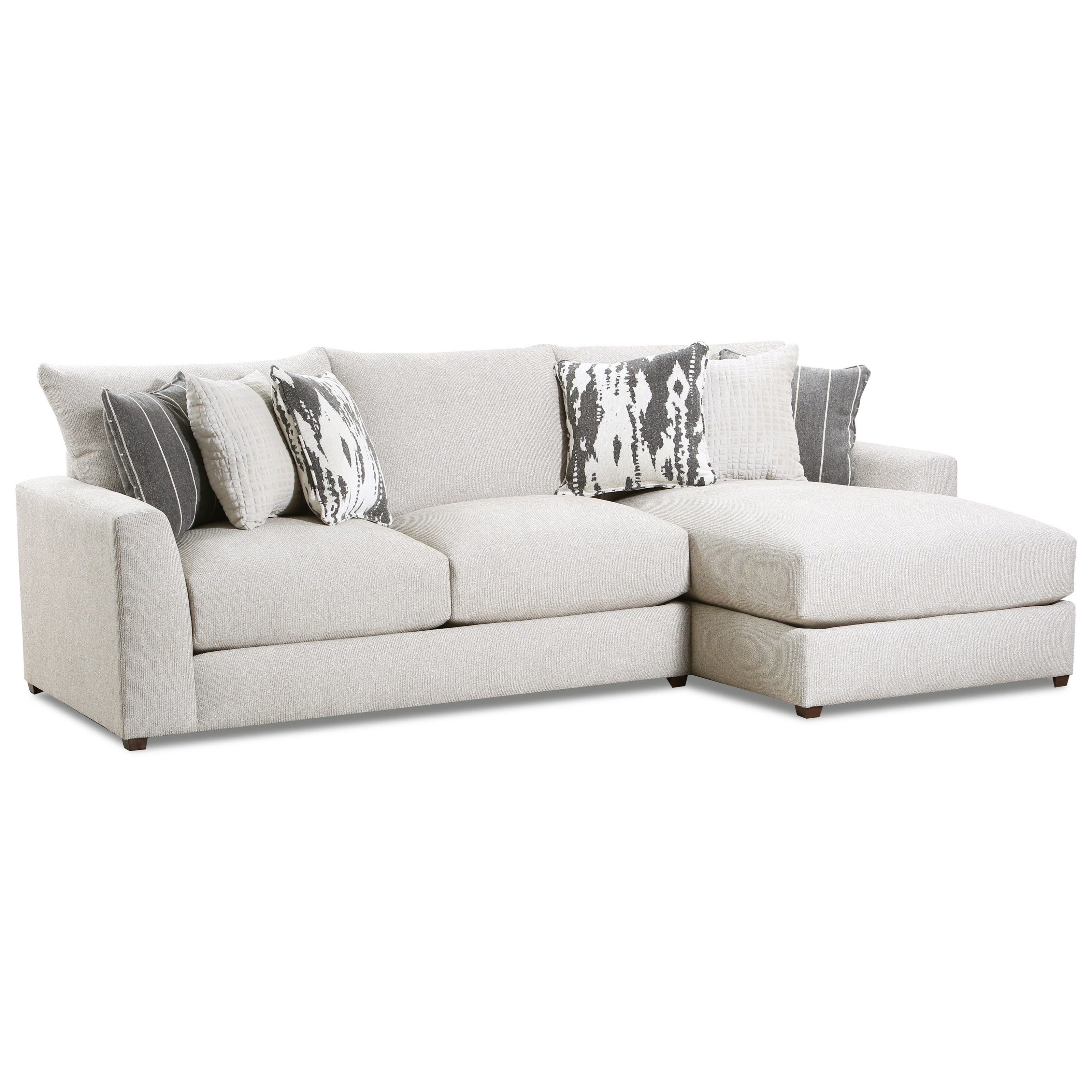 Lane Schafer Casual Sofa Chaise With Removable Cushions Powell S