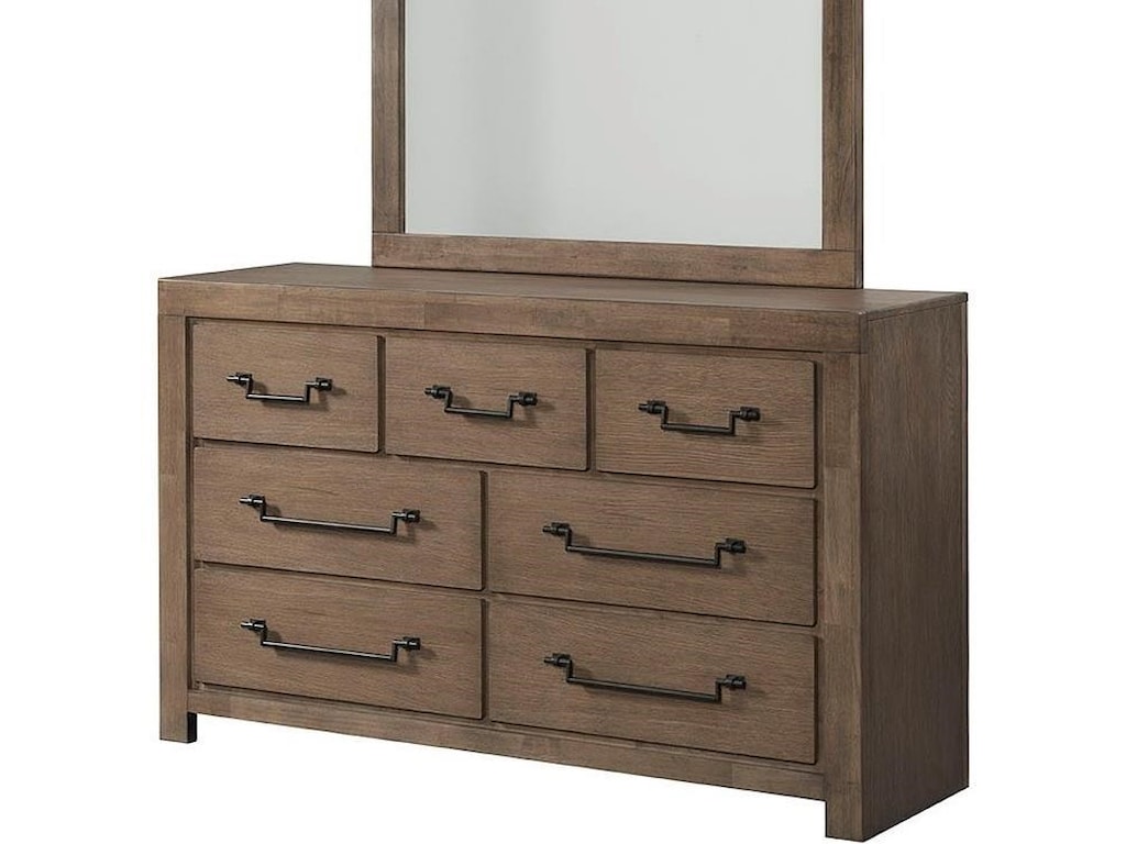 Lane Urban Swag Contemporary Dresser With Cedar Lined Drawers