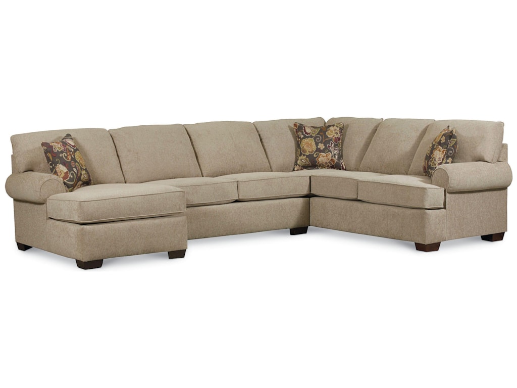 Lane Vivian Transitional 3 Piece Sectional Sofa Nau Furniture Lane Viviantransitional 3 Piece Sectional Sofa