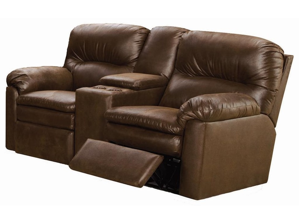 Touchdown Quick Ship Double Reclining Sofa With Center Console By Lane Home Furnishings At Royal Furniture