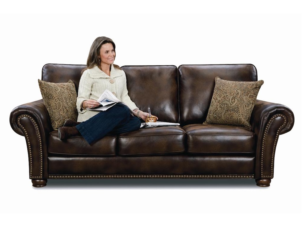 Lane Benson Stationary Sofa With Nailhead Trim Ahfa Sofas Lane Benson Stationary Sofa With