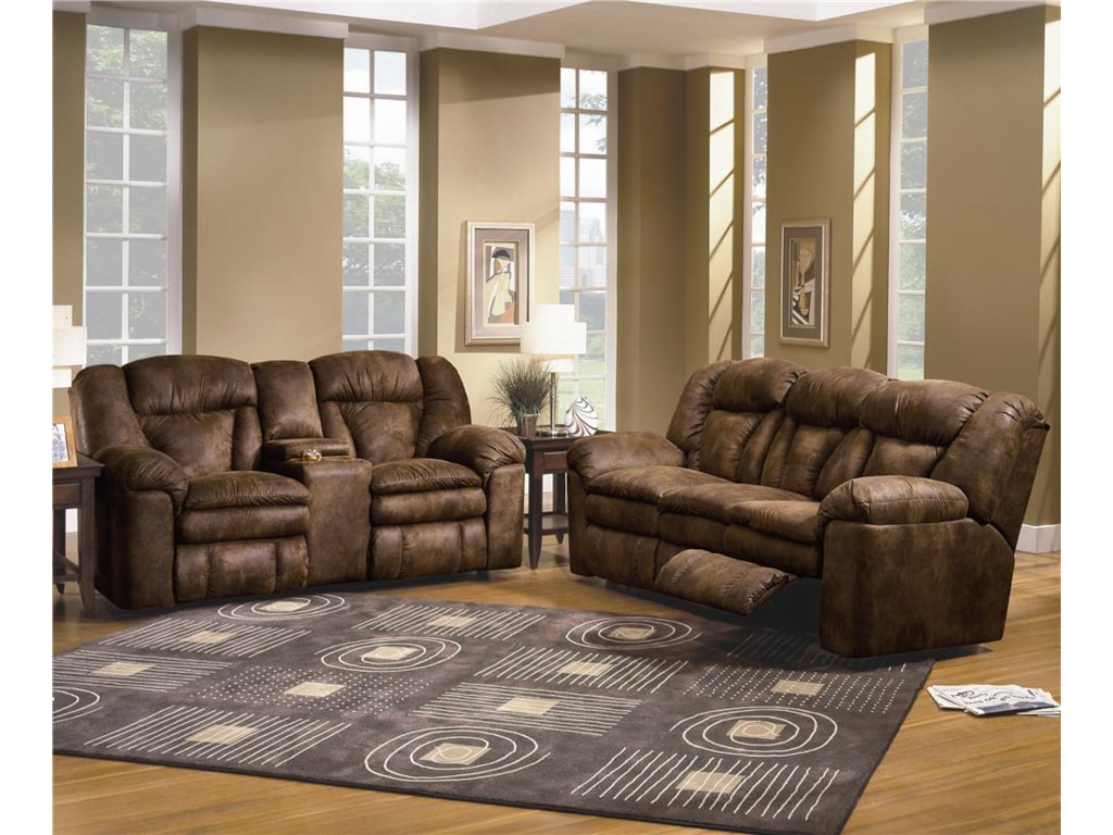 Lane TalonDouble Reclining Console Sofa