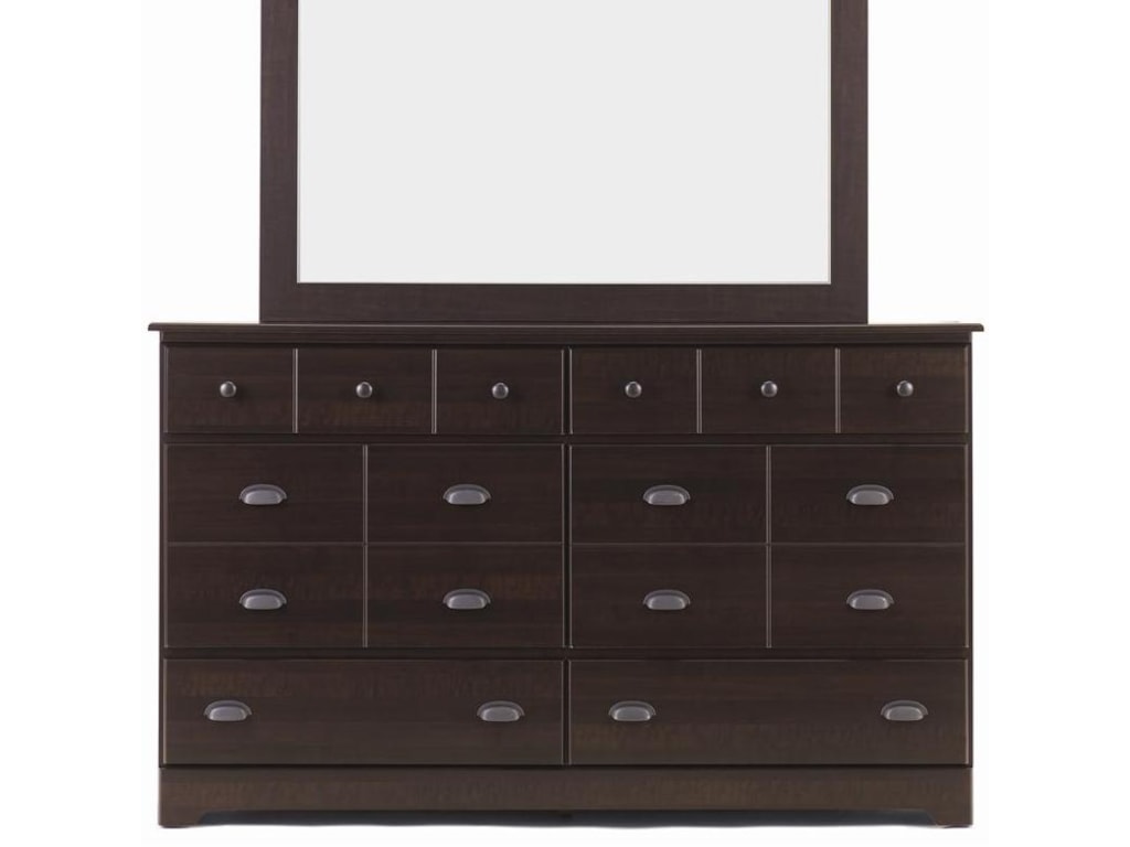 Lang Bayfield6 Drawer Dresser with Roller Glides