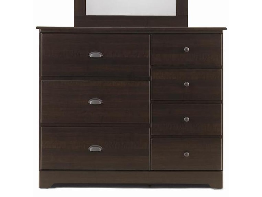 Lang Bayfield7 Drawer Dresser with Roller Glides