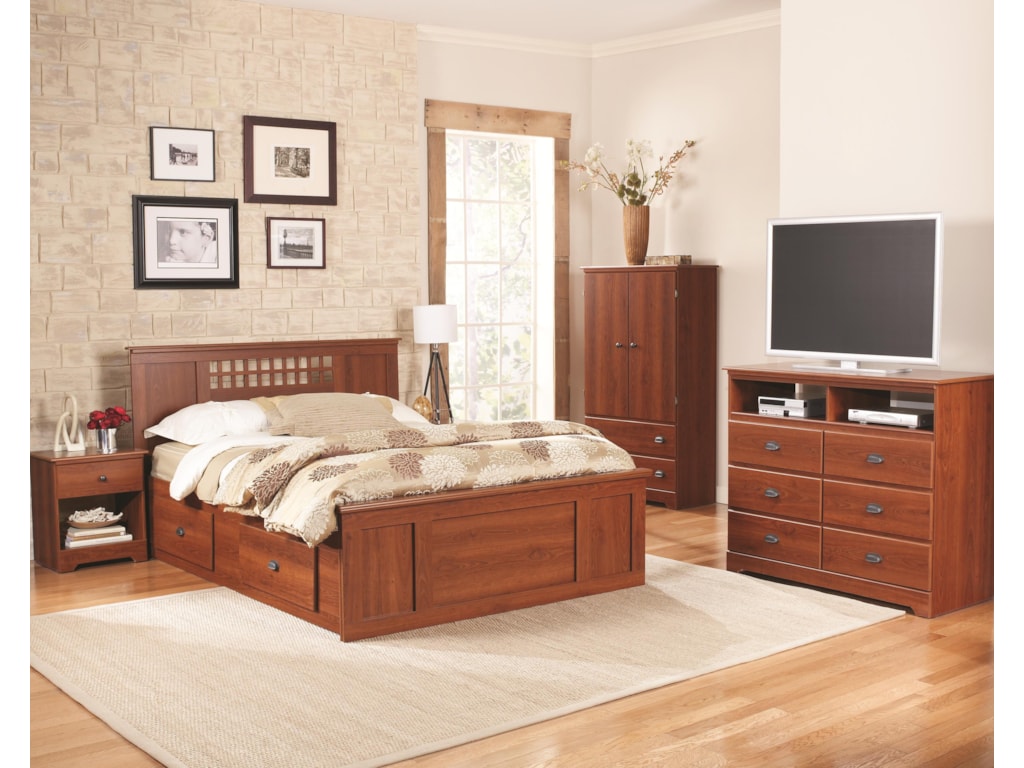 Lang BayfieldQueen Panel Captains Bed