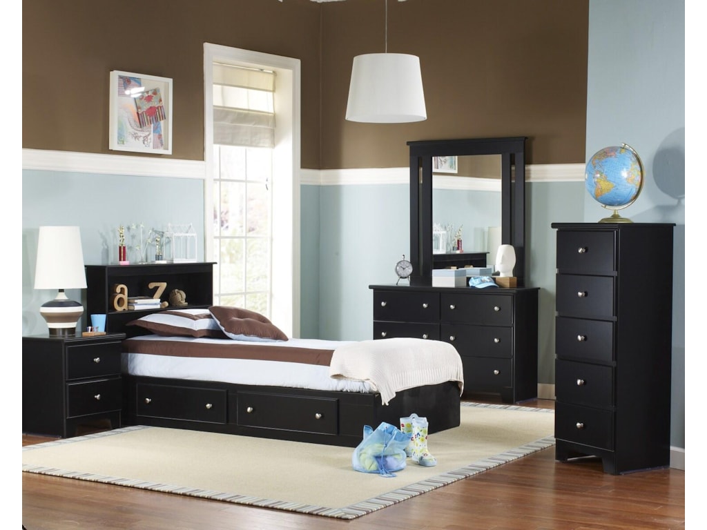 Lang ColumbiaTwin 2 Drawer Mates Bed