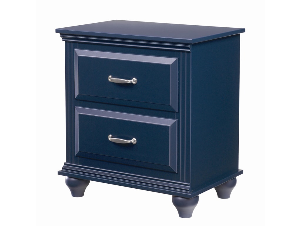 Lang Madison2 Drawer Night Stand with Roller Glides