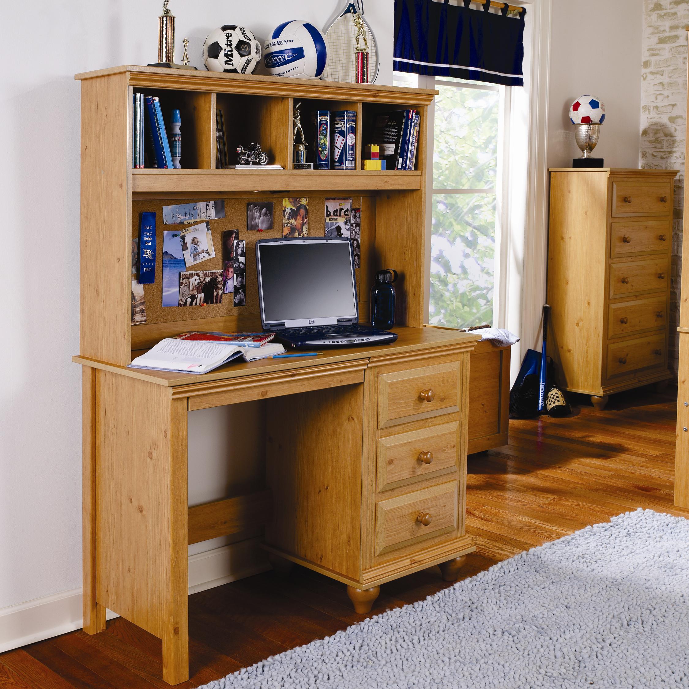 Lang Furniture Madison Desk Hutch With Light Black 12 By 45 By 30