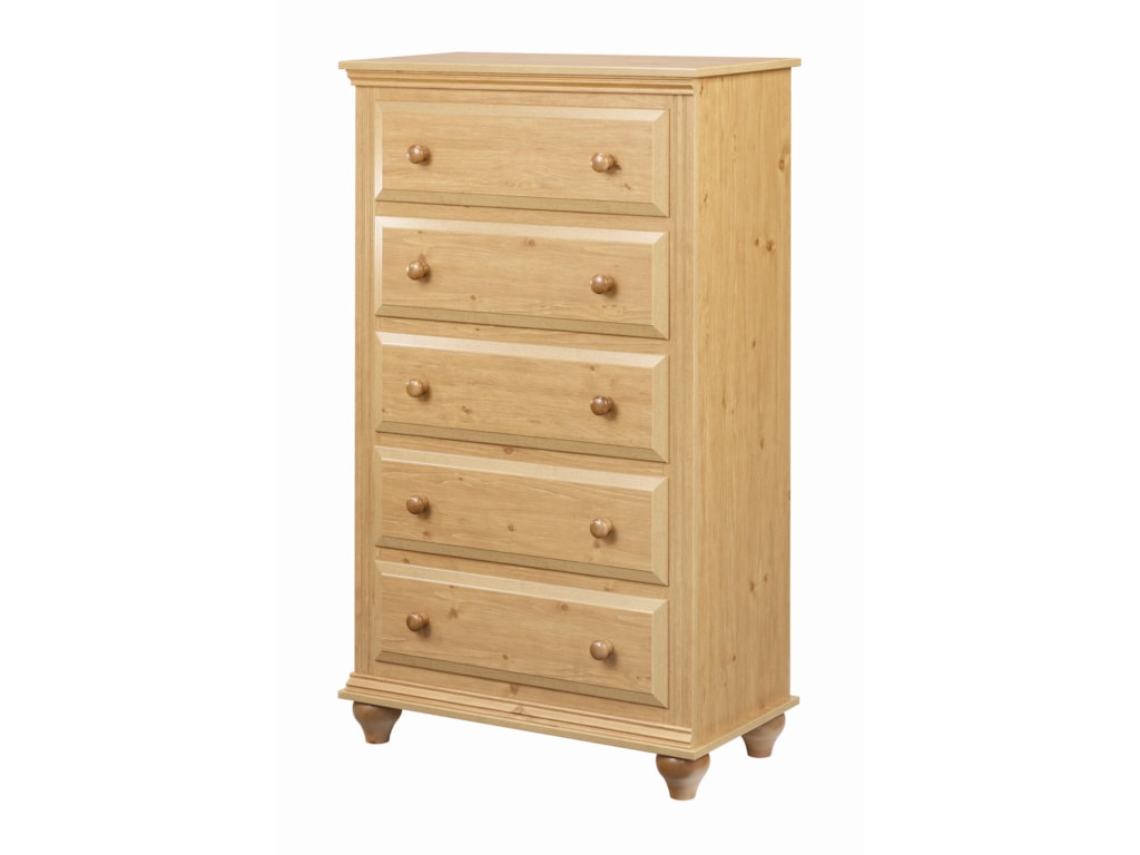 Lang Madison5 Drawer Chest with Roller Glides