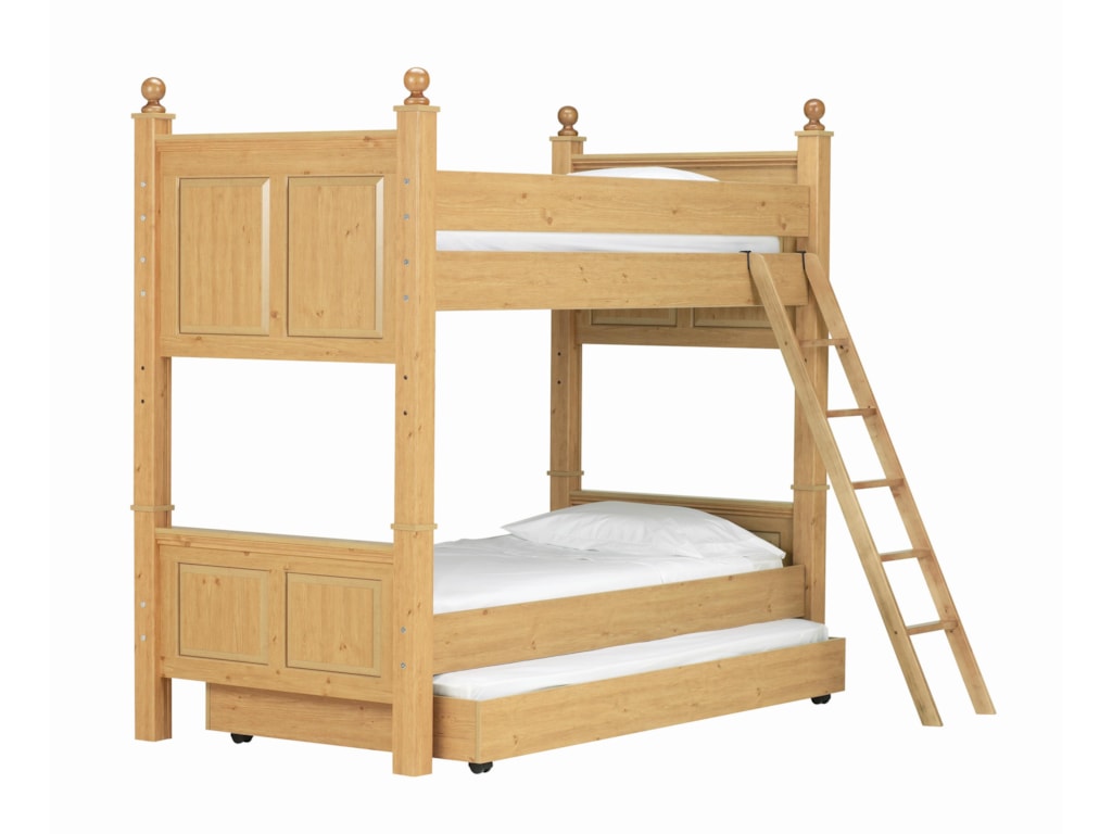 Lang MadisonTwin Over Twin Bunk Bed with Trundle Bed